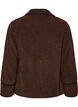 Veste teddy avec d&eacute;tails contrastants, Marron, Packshot image number 1