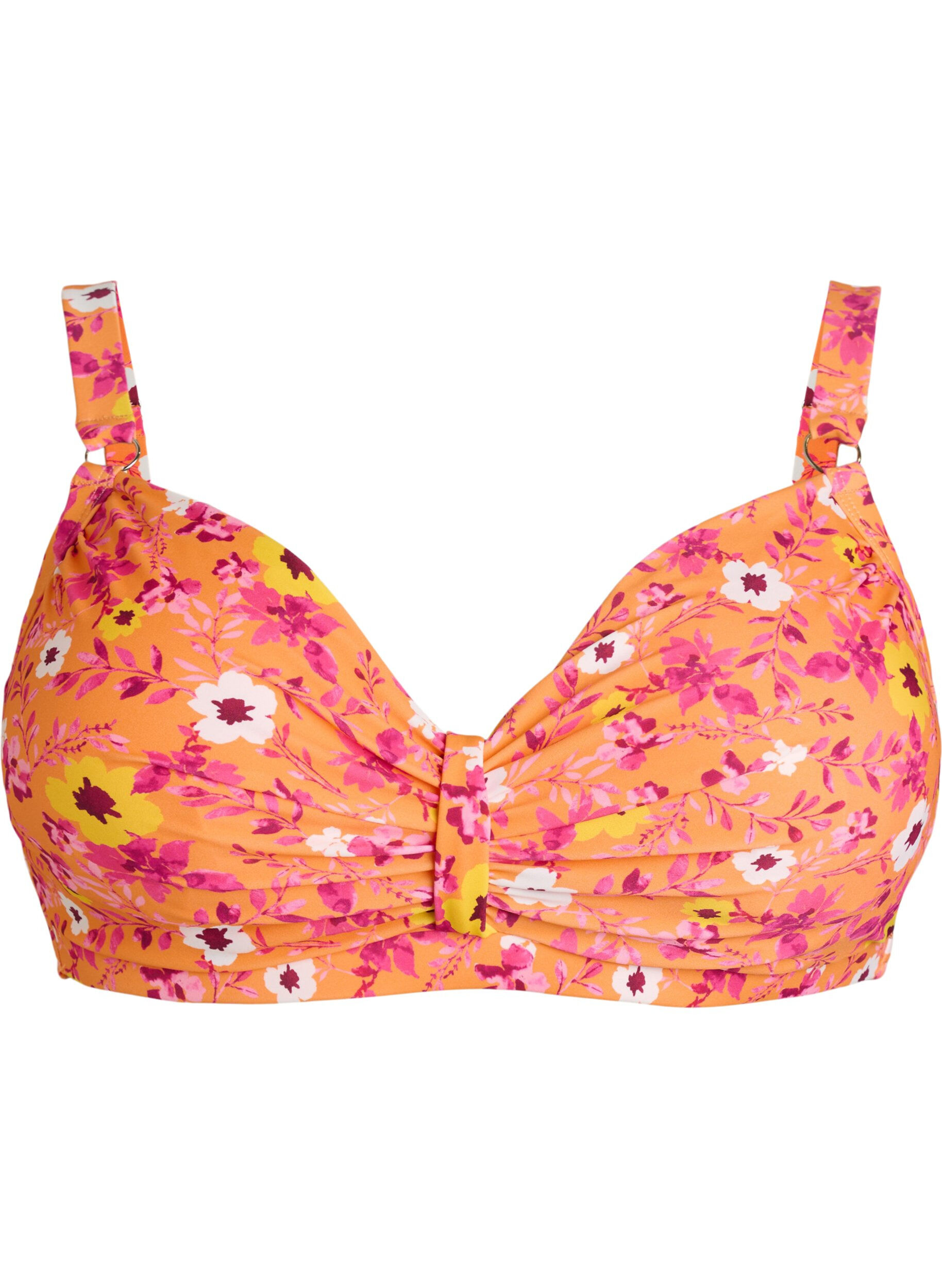 Haut de bikini avec armatures et imprim&eacute;