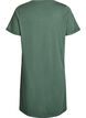Chemise de nuit &agrave; manches courtes en coton biologique, Vert fonc&eacute;, Packshot image number 1