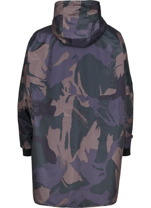 Poncho de pluie avec imprimé camouflage, Camou Print, Packshot image number 1