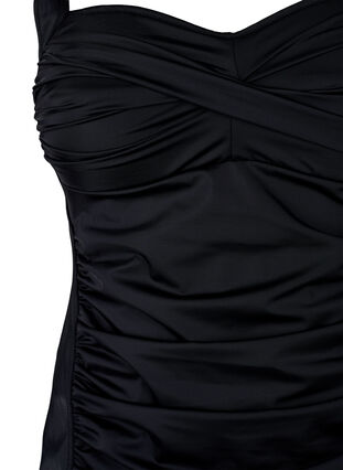 Tankini drapé, Black, Packshot image number 2