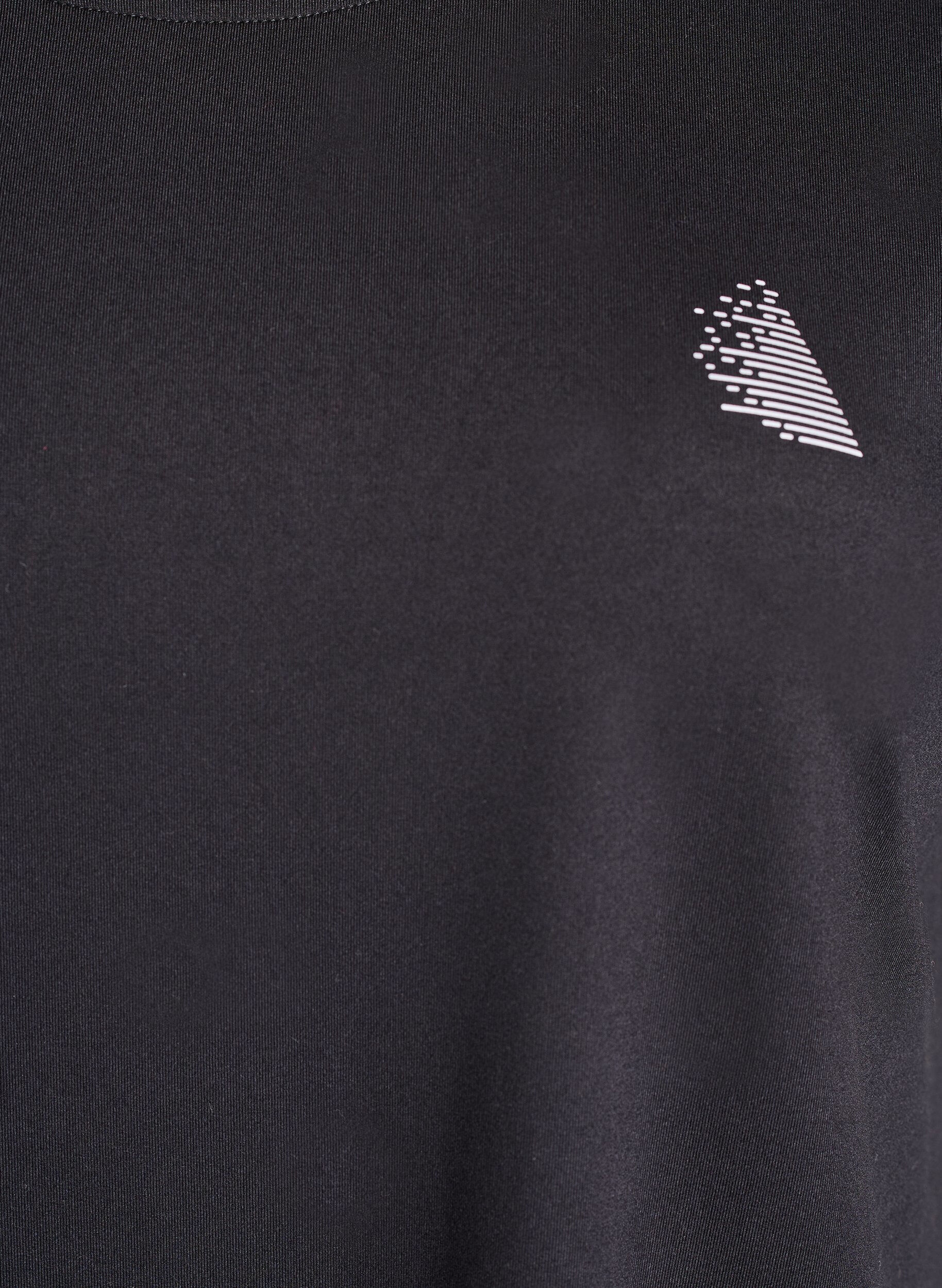 ZizziT-shirt de sport couleur unie, Noir, Packshot image number 2