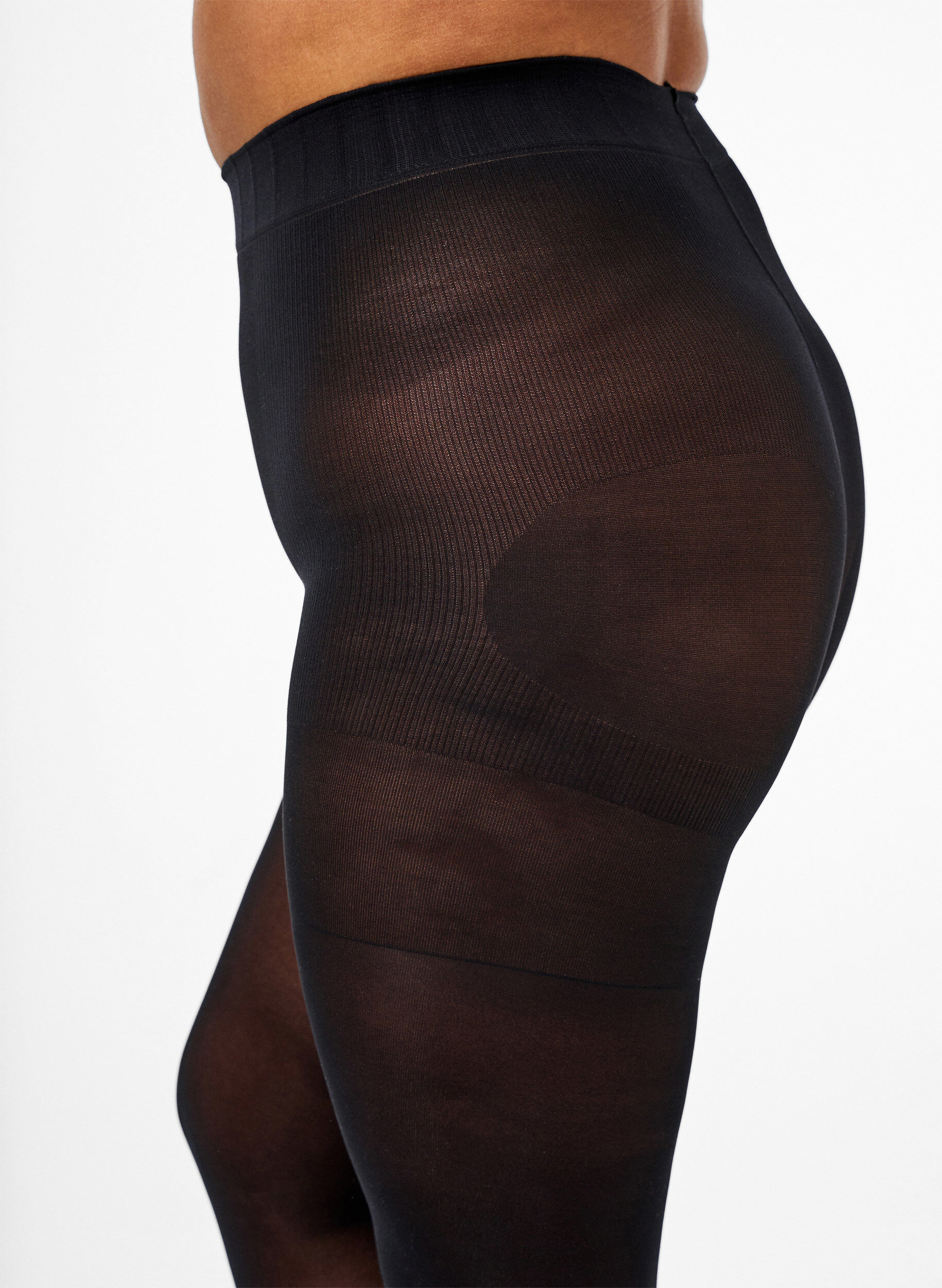 Zizzi Collants 60 deniers, Noir, Model image number 1