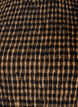 Blouse &agrave; carreaux avec smocks et basque, Marron, Packshot image number 2