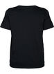 T-shirt à paillettes en coton, Black W. Be free, Packshot image number 1