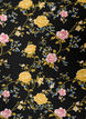 Blouse imprim&eacute;e en viscose avec manches 3/4, Noir, Packshot image number 2