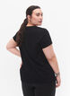 T-shirt de sport avec imprimé, Black w. Graphics, Model image number 1