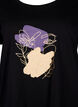 T-shirt en coton avec motif, Black w. Face Foil, Packshot image number 2