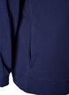 Cardigan en sweat avec une capuche et des poches, Bleu, Packshot image number 3