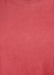 T-shirt basique en coton &agrave; col rond, Rouge, Packshot image number 2
