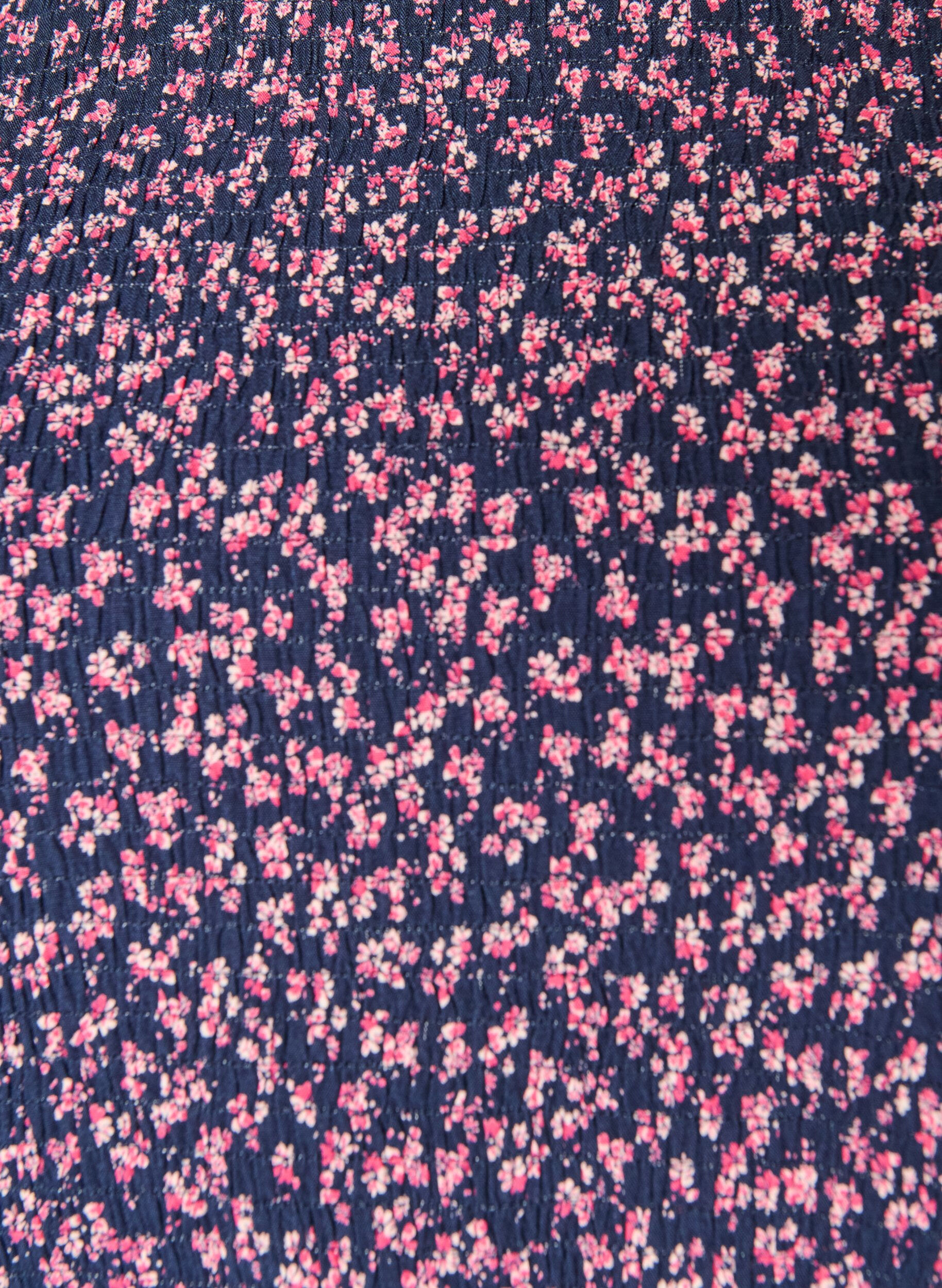 ZizziBlouse avec haut smock&eacute; et imprim&eacute; fleuri, Bleu, Packshot image number 2