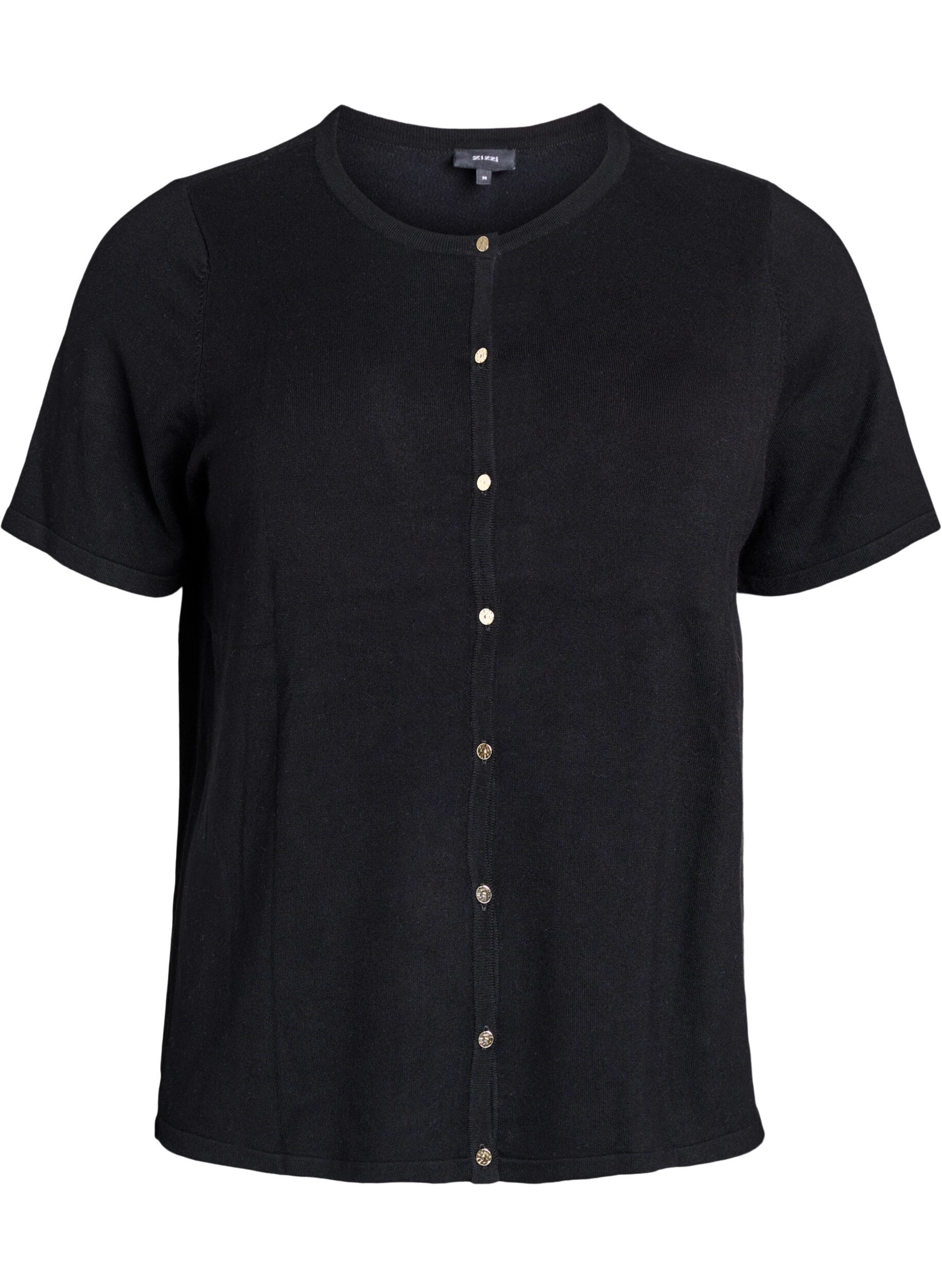 Cardigan en maille &agrave; manches courtes en viscose