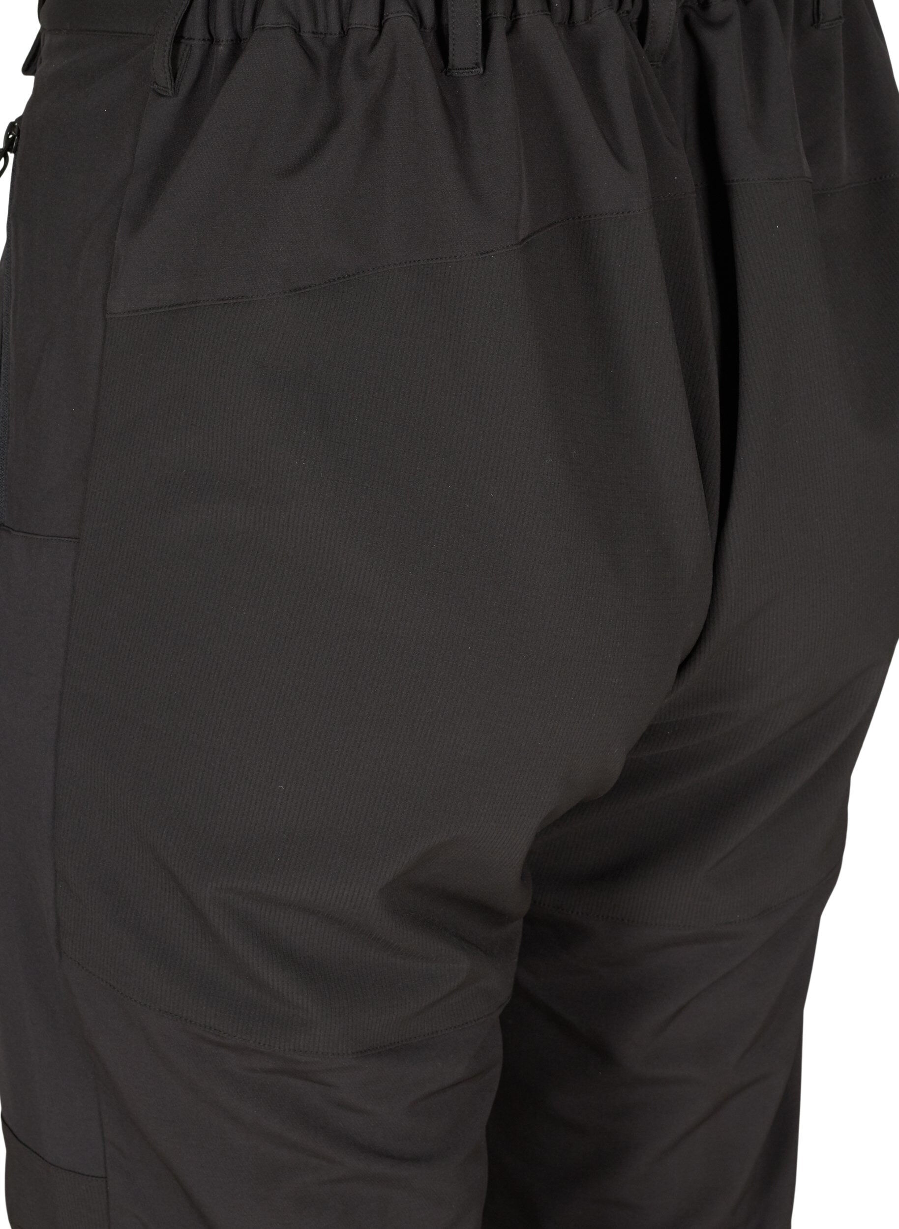 Zizzi Pantalon de randonn&eacute;e avec poches, Black, Packshot image number 3
