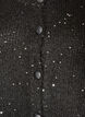 Cardigan avec sequins et boutons, Noir, Packshot image number 2