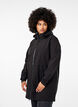 Veste softshell avec capuche amovible, Noir, Model image number 0