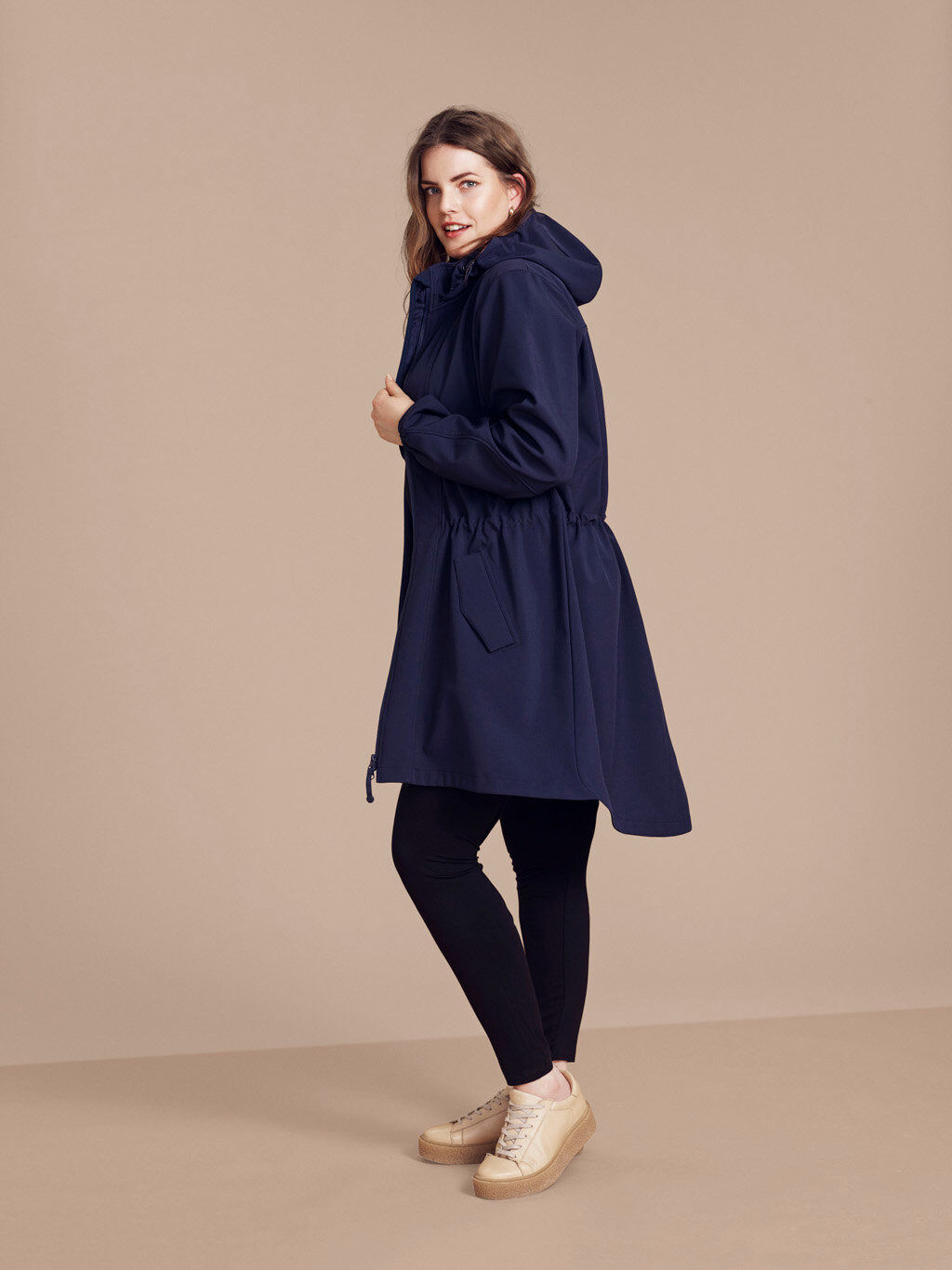 Zizzi Veste Softshell, Night Sky solid, Model image number 1