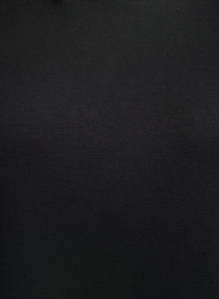 Robe sweat courte &agrave; capuche avec poche kangourou, Noir, Packshot image number 2