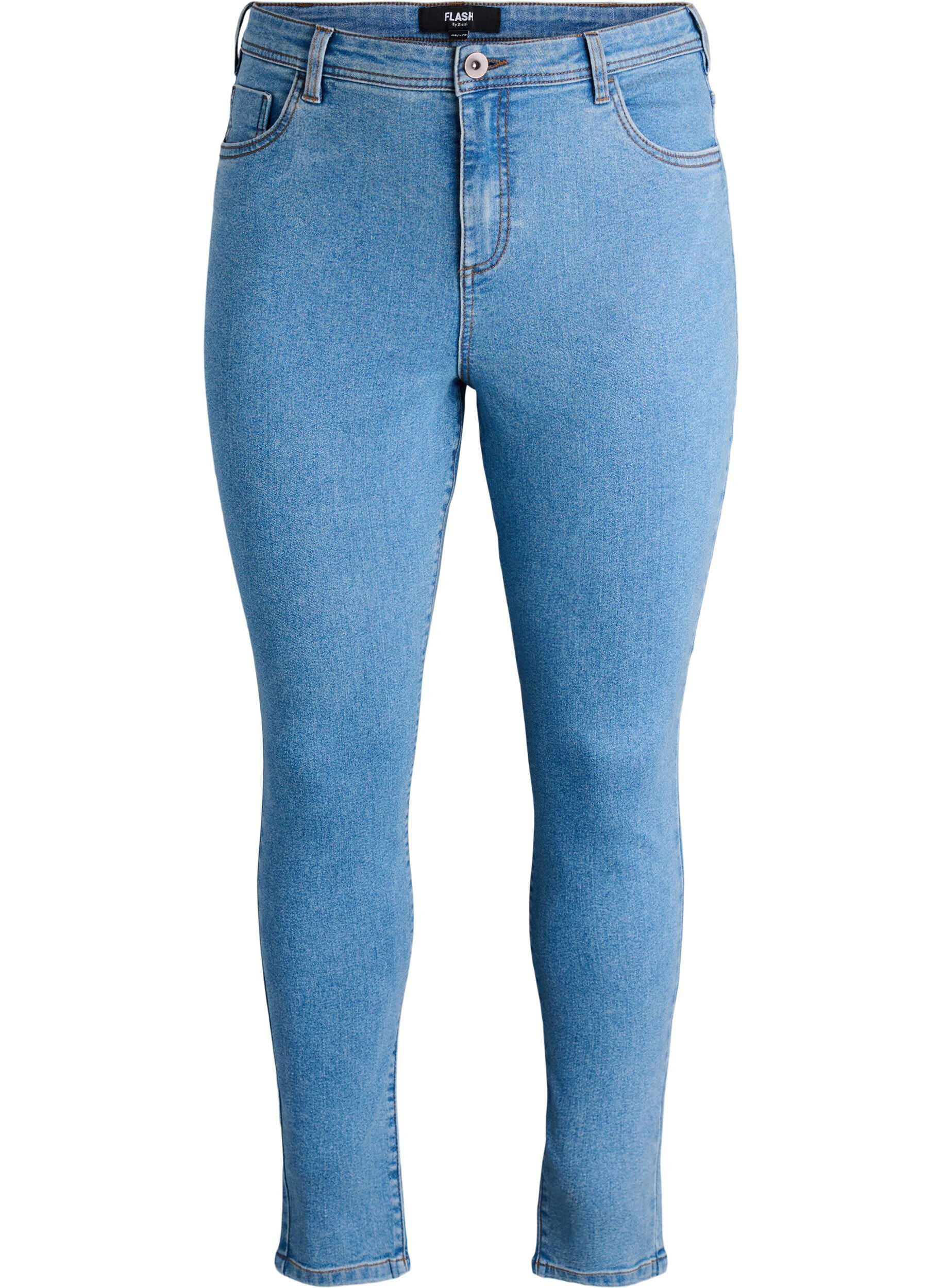 ZizziJeans avec coupe super slim, Bleu Clair, Packshot image number 0