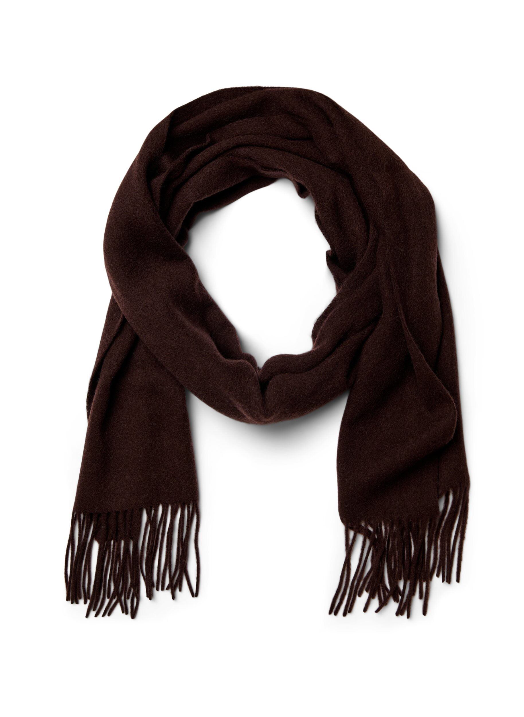 &Eacute;charpe en laine avec franges