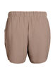 Short avec poches et ceinture &eacute;lastique, Marron, Packshot image number 1