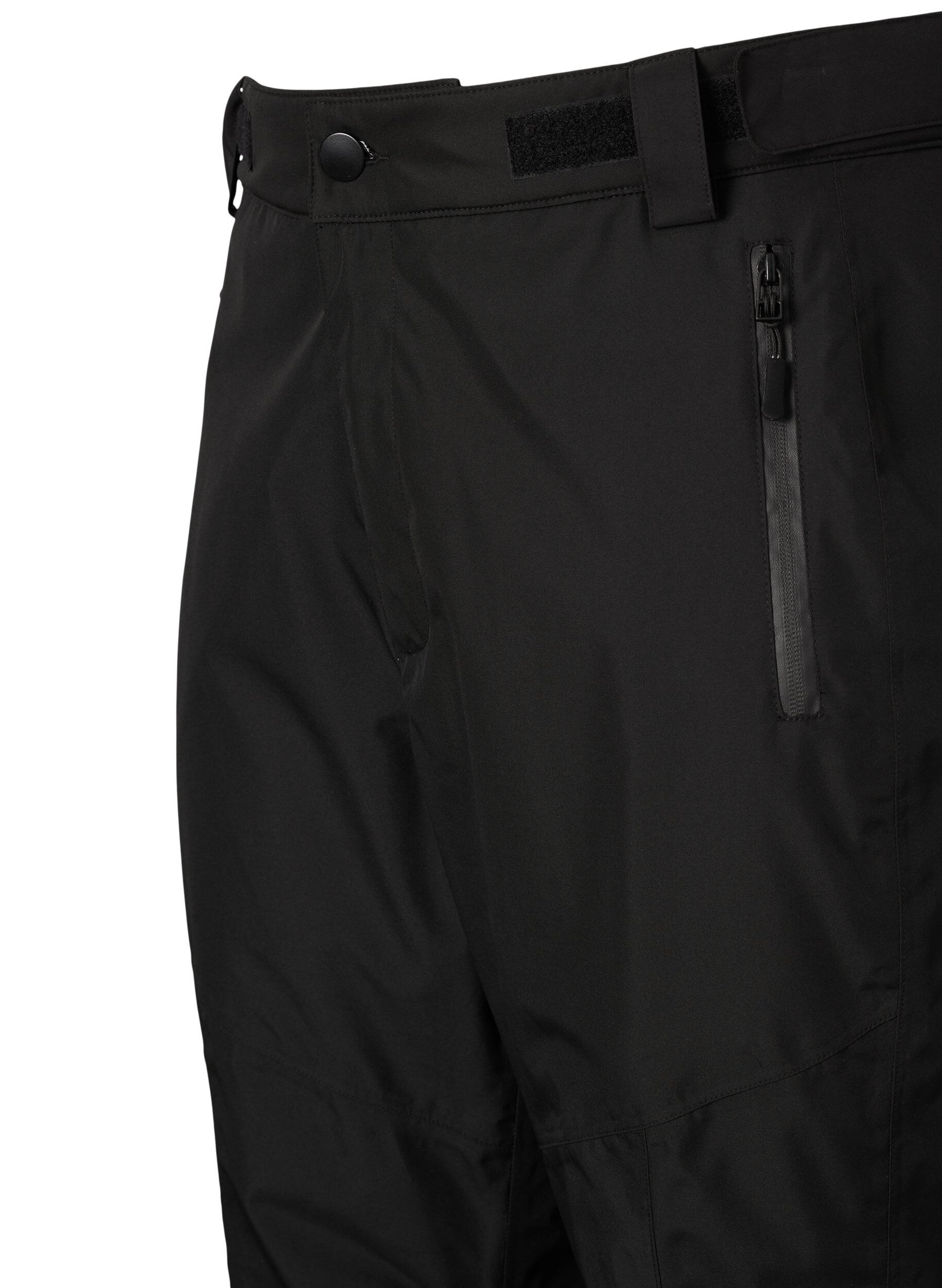 Zizzi Pantalon de ski avec taille r&eacute;glable, Black, Packshot image number 2