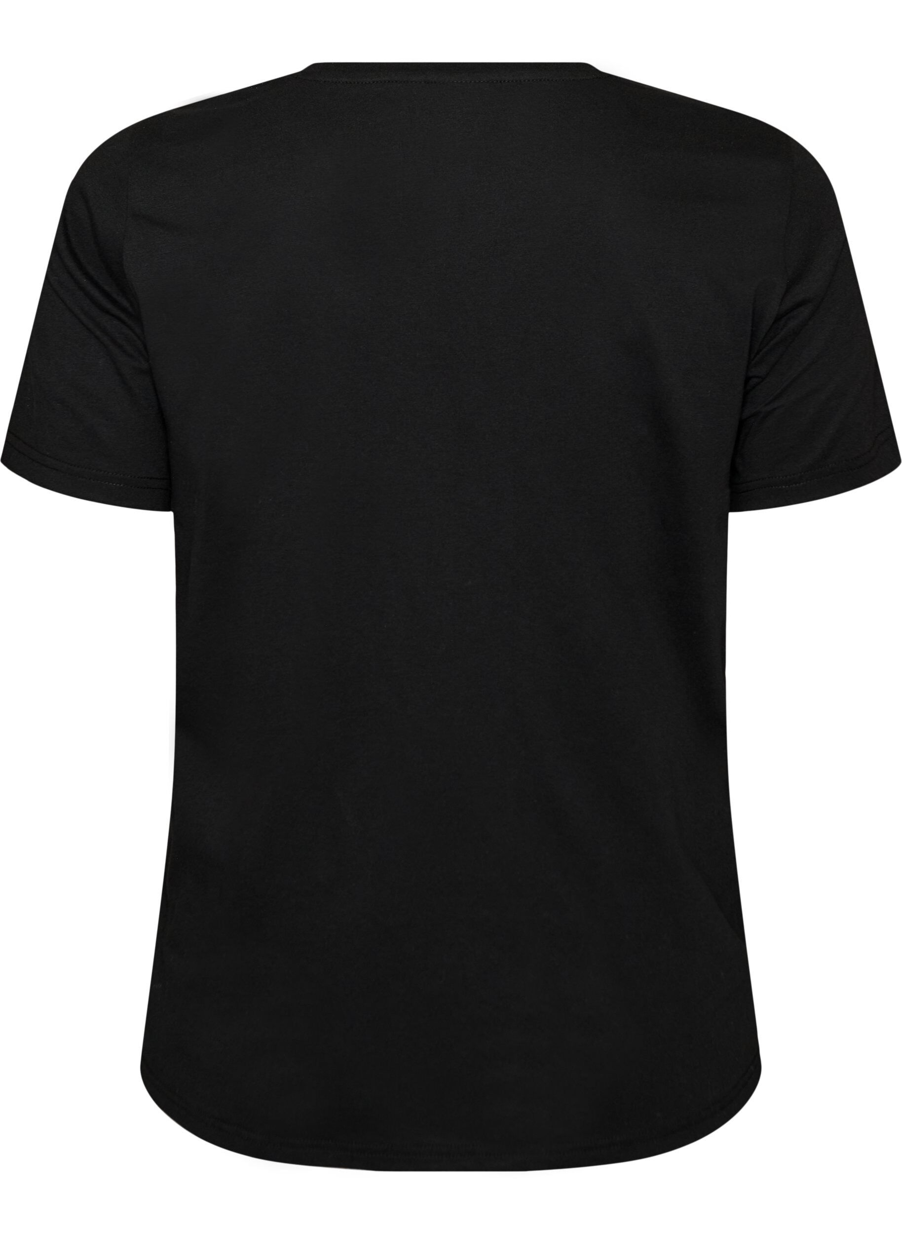 ZizziT-shirt imprim&eacute;, Noir, Packshot image number 1