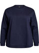 Sweat-shirt &agrave; col ras du cou, Bleu, Packshot image number 0