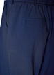 Pantalon de tailleur taille haute et coupe droite, Bleu, Packshot image number 3