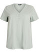 T-shirt dot&eacute; de boutons, Vert clair, Packshot image number 0