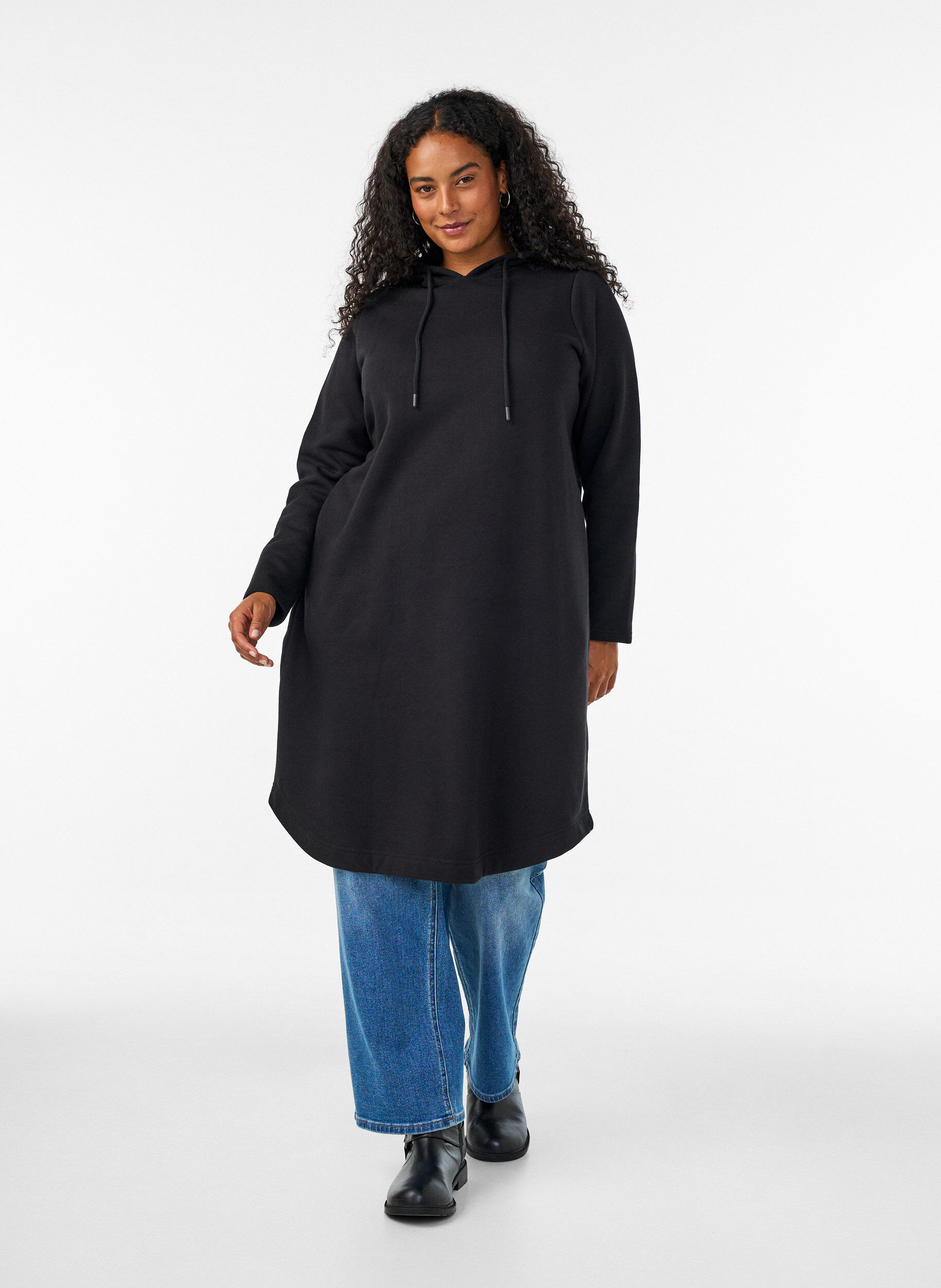 ZizziRobe sweat &agrave; capuche avec poches, Noir, Model image number 0