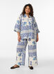 Pantalon large &agrave; motifs, 9991, Model image number 1