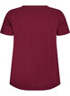 T-shirt basique en coton de couleur unie, Bordeaux fonc&eacute;, Packshot image number 1