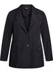 Blazer avec poches et fentes, Noir, Packshot image number 0