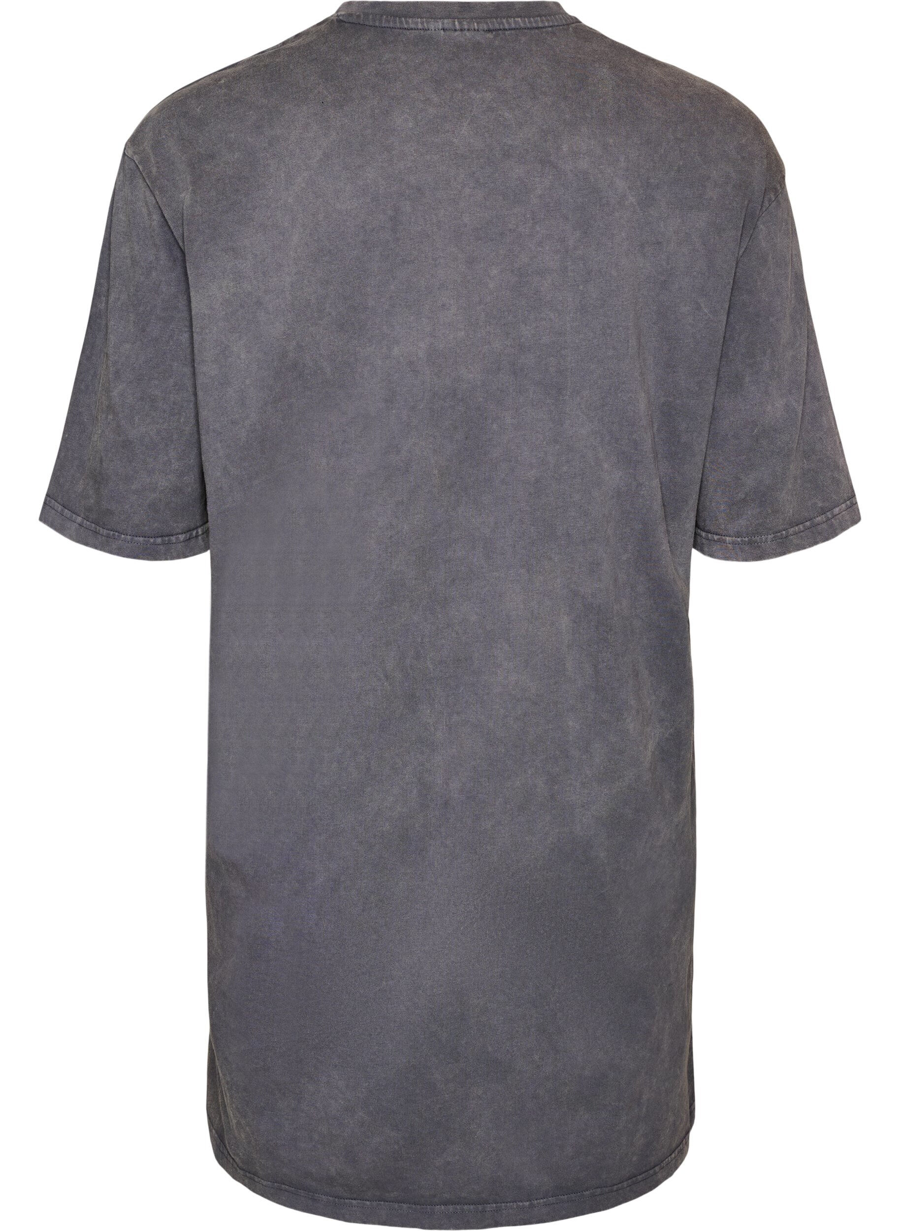 ZizziRobe T-shirt ample avec effet d&eacute;lav&eacute;, Gris, Packshot image number 1