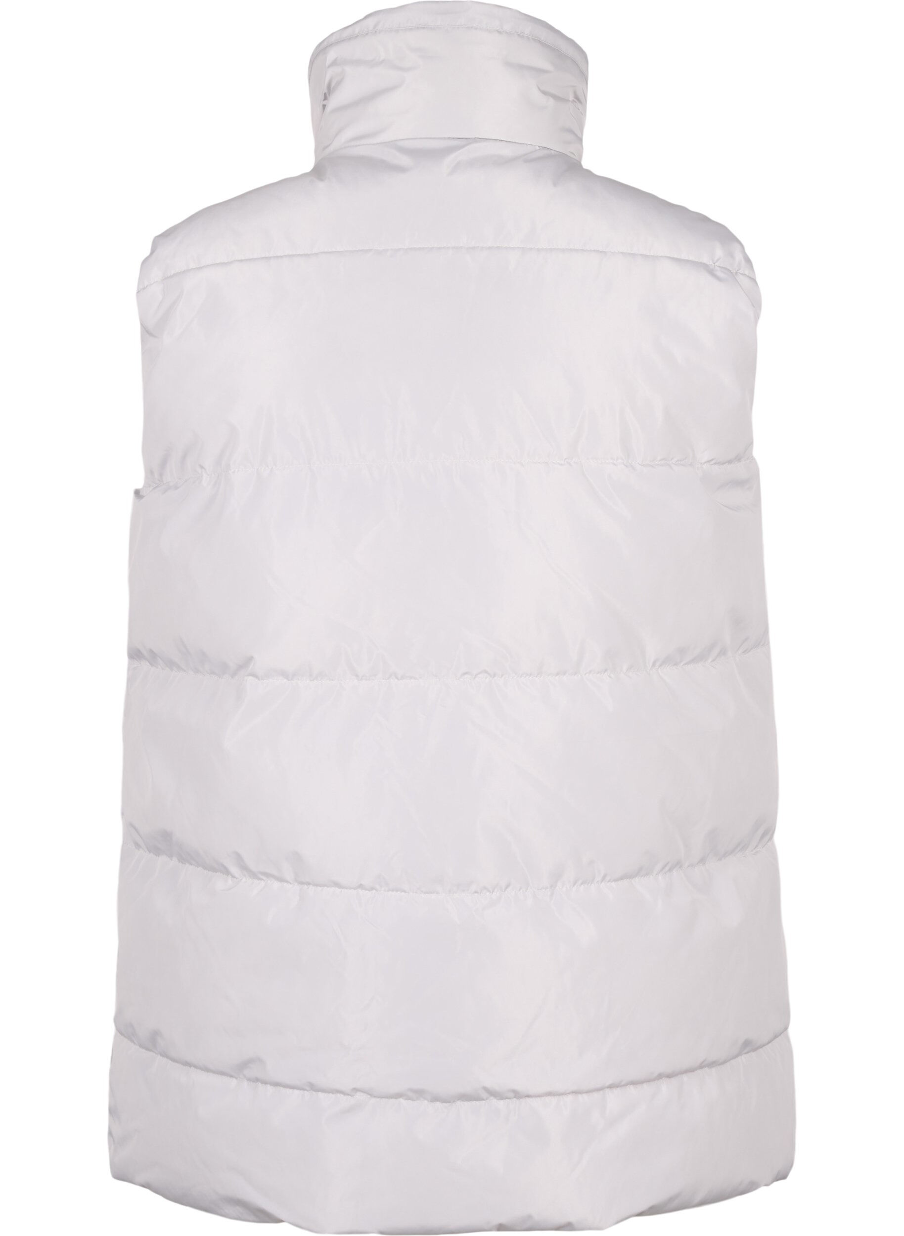 Zizzi Gilet de sport avec col montant et poches, Pearl Blue, Packshot image number 1