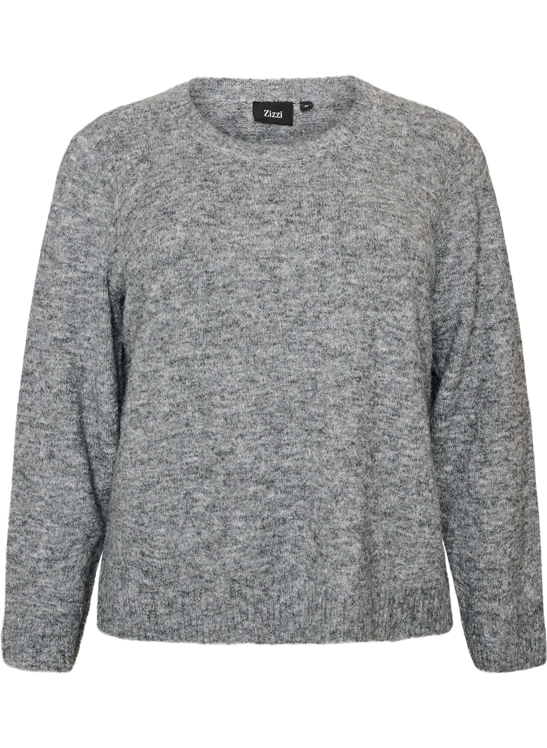 Pull ample &agrave; col rond