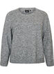 Pull ample &agrave; col rond, Gris, Packshot image number 0