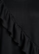 Blouse en jersey avec un volant en diagonale, Noir, Packshot image number 2