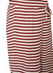 Pantalon de pyjama ray&eacute; &agrave; taille haute et coupe ample, Rouge, Packshot image number 2