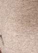 Pull en maille &agrave; manches raglan et large bordure en dentelle, Beige, Packshot image number 2