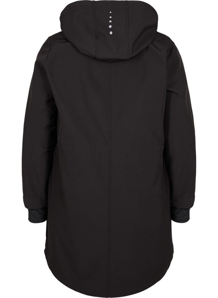 Veste softshell polaire, Black Solid, Packshot image number 1