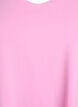 T-shirt basique en coton de couleur unie, Rose, Packshot image number 2