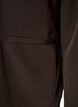 Blazer crois&eacute; &agrave; la coupe ample, Marron, Packshot image number 3