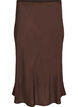 Jupe en viscose avec une ceinture &eacute;lastique, Marron, Packshot image number 0