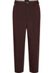 Pantalon tailleur large &agrave; taille haute, Marron, Packshot image number 0