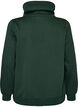 Sweat &agrave; col montant et poches, Vert fonc&eacute;, Packshot image number 1
