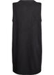 Robe courte en maille sans manches, Noir, Packshot image number 1