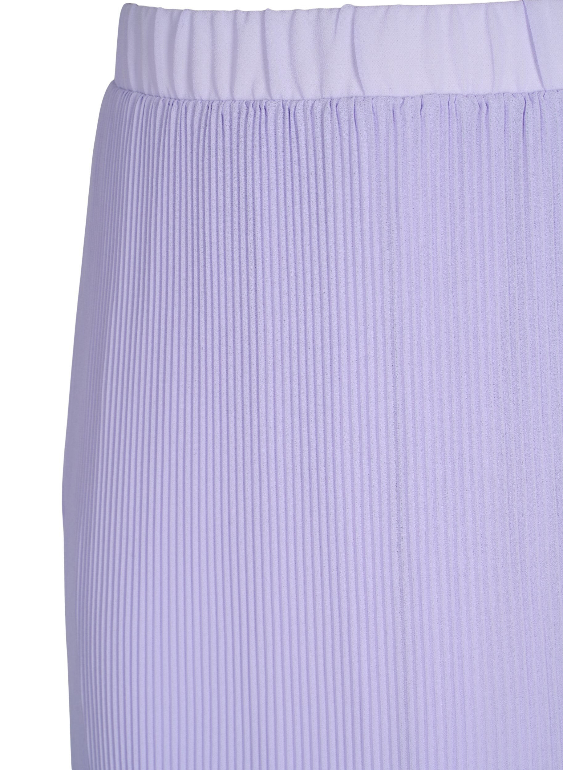 Zizzi Jupe midi pliss&eacute;e, Lavender SOLID, Packshot image number 2