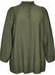 Tunique en viscose avec volants et boutons, Vert, Packshot image number 0