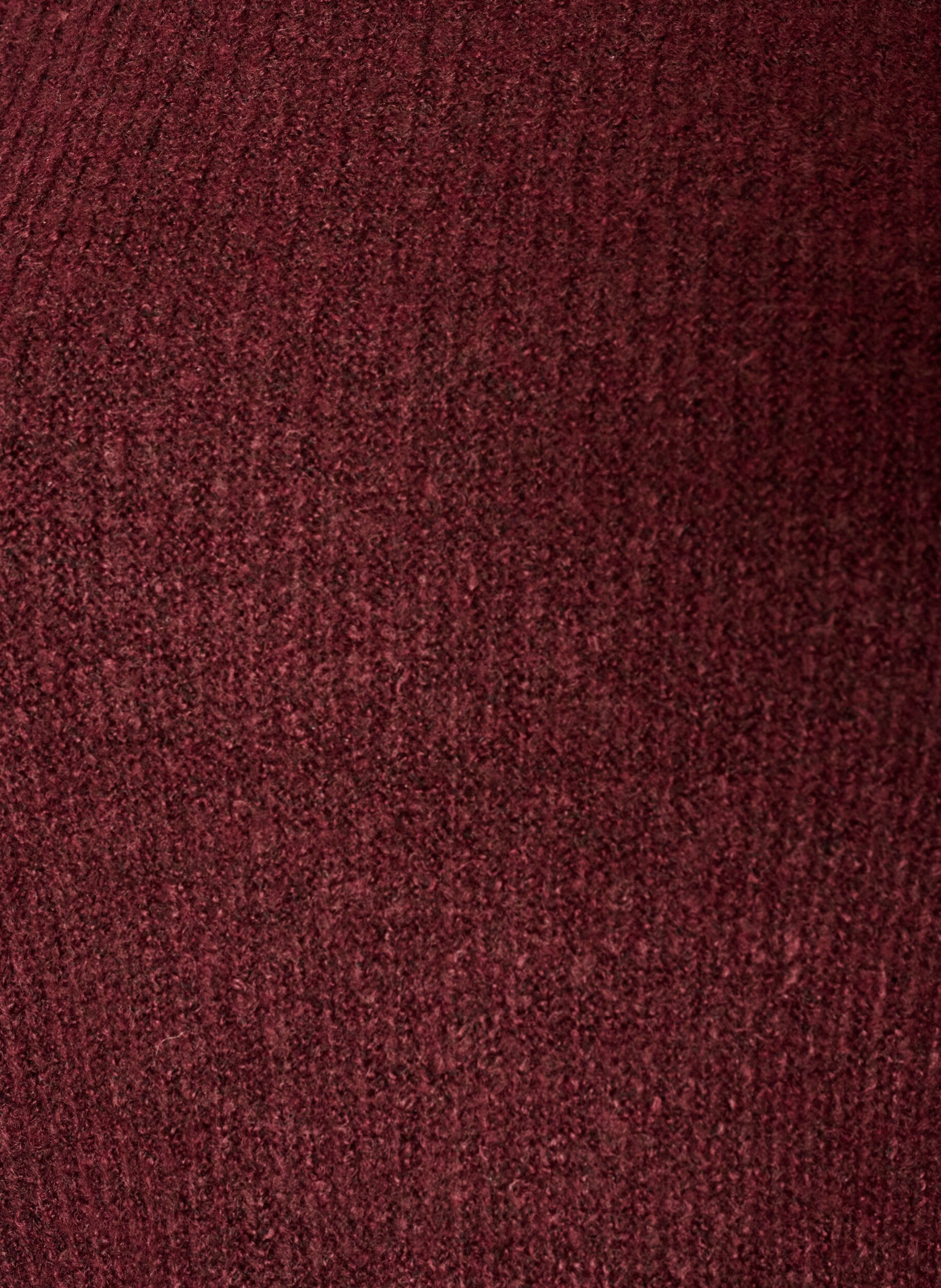 ZizziBlouse en maille &agrave; coupe &eacute;vas&eacute;e, Bordeaux, Packshot image number 2